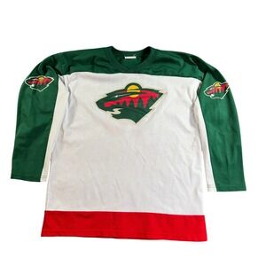 Minnesota Wild Marián Gaborik Hockey Jersey Youth XL White NHL Off The Bench